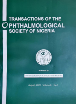 					View Vol. 6 No. 1 (2021): Transactions of the Ophthalmological Society of Nigeria
				
